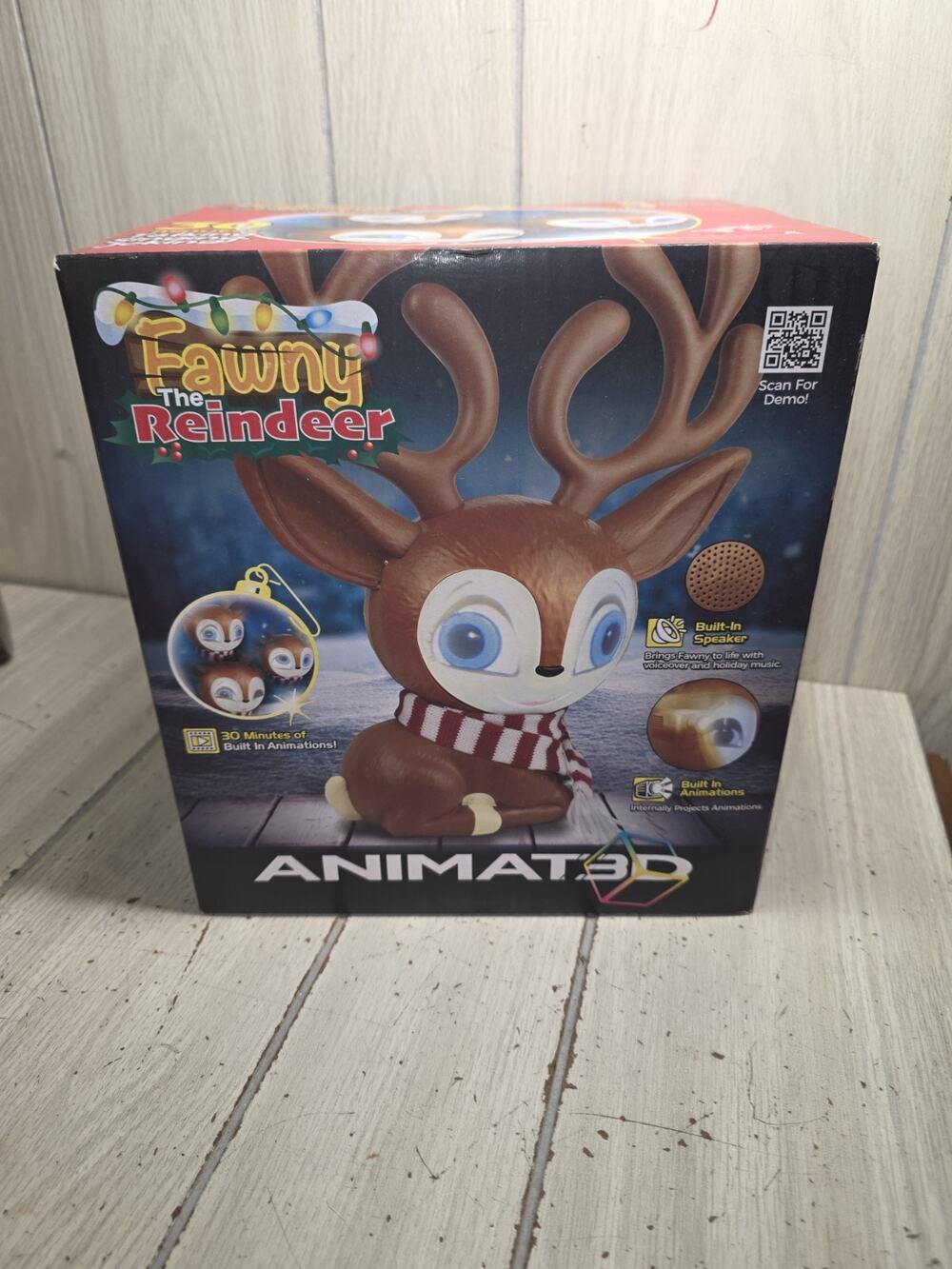 Animated Fawny The Singing And Talking Reindeer Christmas Holiday Animated NIB